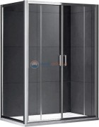 Душевой уголок Gemy Victoria S30192B-A75, 160 х 75 х 190 см, стекло прозрачное
