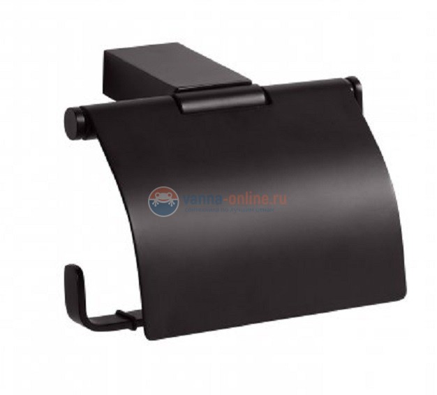 Держатель туалетной бумаги Bemeta Nero 135012010 13 x 9 x 9.5 см с крышкой, черный Держатель туалетной бумаги Bemeta Nero 135012010 13 x 9 x 9.5 см с крышкой, черный