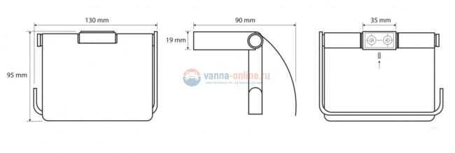 Держатель туалетной бумаги Bemeta Nero 135012010 13 x 9 x 9.5 см с крышкой, черный Держатель туалетной бумаги Bemeta Nero 135012010 13 x 9 x 9.5 см с крышкой, черный