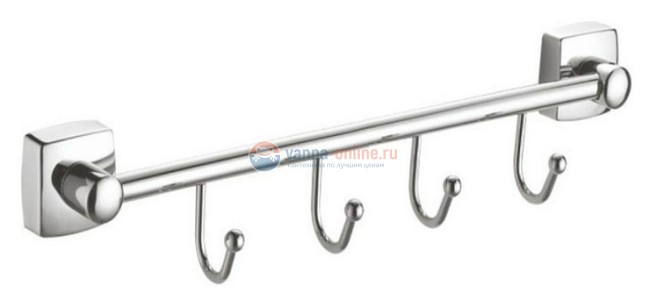 Крючок Fixsen Kvadro FX-61305B-4, хром