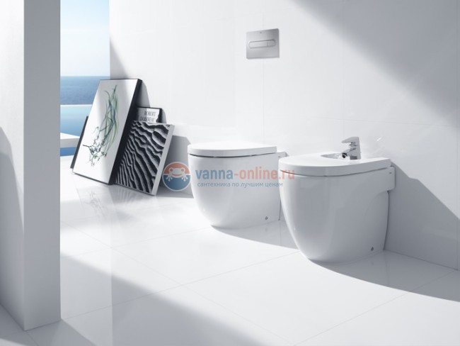 Крышка-сиденье для биде Roca Meridian-N Compact 8062АС004 с микролифтом Крышка-сиденье для биде Roca Meridian-N Compact 8062АС004 с микролифтом