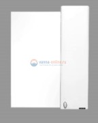 Зеркальный шкаф Comfortу Неаполь-65, белый глянец