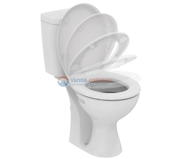 Напольный унитаз Vidima СЕВА ФРЕШ E405061 крышка микролифт