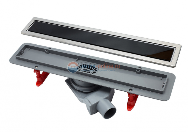 Душевой лоток Pestan Confluo Premium With Black Glass Line 650, решетка черное закаленное стекло-сталь 13000293 Душевой лоток Pestan Confluo Premium With Black Glass Line 650, решетка черное закаленное стекло-сталь 13000293