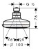Верхний душ Hansgrohe Croma 100 Vario 27441000 Верхний душ Hansgrohe Croma 100 Vario 27441000