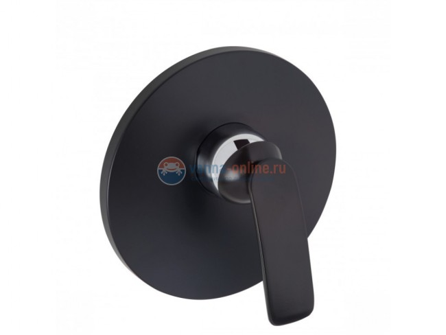 Смеситель Kludi Balance 526558775 для душа встраиваемый, чёрный матовый