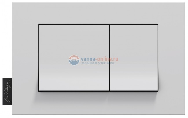 Клавиша смыва Jacob Delafon E20858-00, глянцевая белая