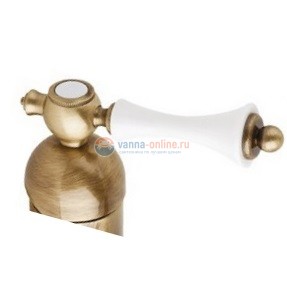 Смеситель Cezares Margot MARGOT-LLM2-02-Bi для мойки, бронза/белый Смеситель Cezares Margot MARGOT-LLM2-02-Bi для мойки, бронза/белый