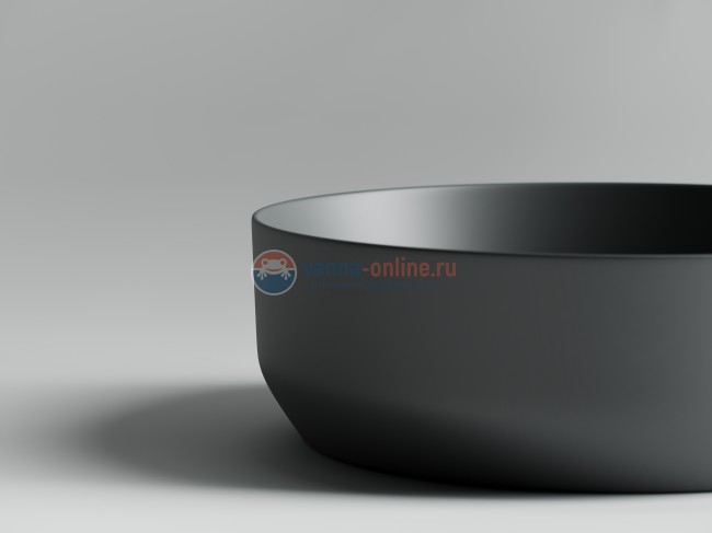 Раковина Ceramica Nova Element CN6022MDH, 39x39x12 см, накладная, цвет темный антрацит матовый Раковина Ceramica Nova Element CN6022MDH, 39x39x12 см, накладная, цвет темный антрацит матовый