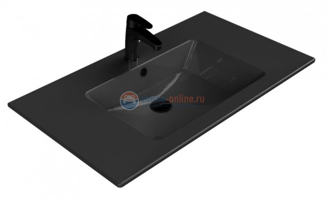 Раковина Cerastyle Ibiza 91, антрацит, 050409-u97-01 Раковина Cerastyle Ibiza 91, антрацит, 050409-u97-01