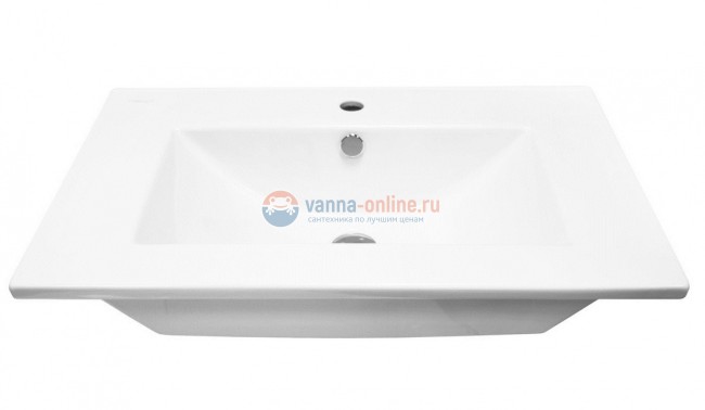 Раковина Акватон Quadro 75 1AX171WBXX000 75 х 47 х 14,5 см Раковина Акватон Quadro 75 1AX171WBXX000 75 х 47 х 14,5 см