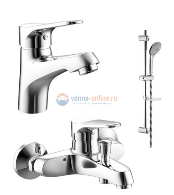 Комплект для ванной комнаты Bravat Eco F00313C