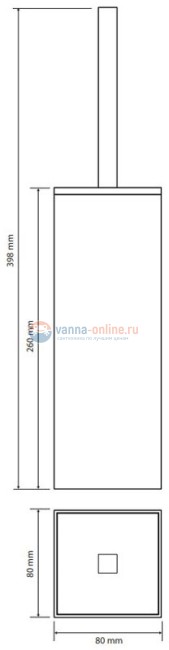 Ершик Bemeta Nero 135913090, чёрный Ершик Bemeta Nero 135913090, чёрный