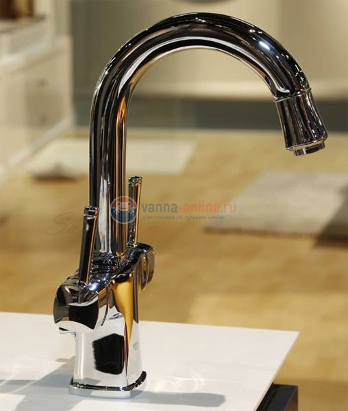 Смеситель Grohe Grandera 21107IG0, хром/золото