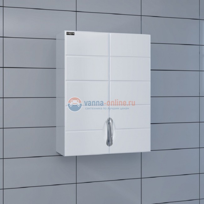 Шкаф подвесной СаНта Родос 60х80 см, 406001, над стиральной машиной