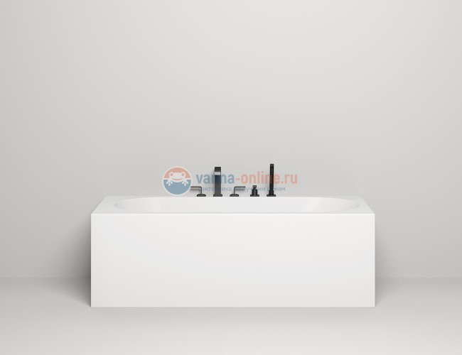 Ванна Salini Fabia 170 х 75 x 60 см, из материала Sapirit, белая глянцевая 102611G