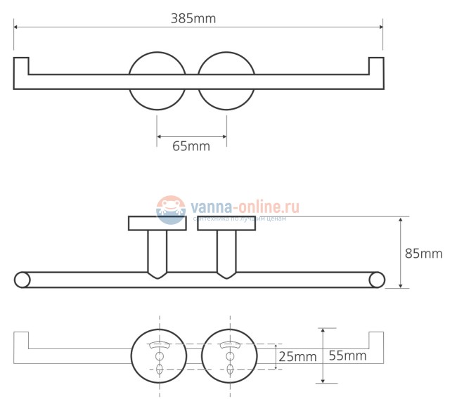Держатель туалетной бумаги Bemeta Omega 104201072 Держатель туалетной бумаги Bemeta Omega 104201072