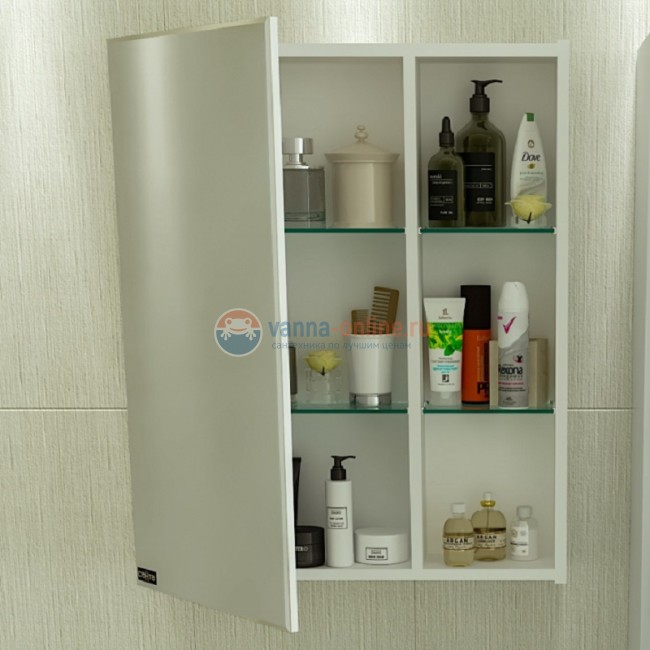 Зеркальный шкаф СаНта Дублин 58 см, 123003 универсальный