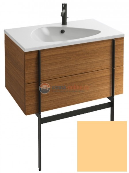 Тумба под раковину Jacob Delafon Nouvelle Vague 80 EB3030-G60, цвет - желтый глянцевый