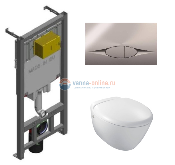 Инсталляция Jacob Delafon с унитазом Presquile E4440-00, сиденье микролифт клавиша хром, комплект E29025-NF/E4440-00/E29027-CP Инсталляция Jacob Delafon с унитазом Presquile E4440-00, сиденье микролифт клавиша хром, комплект E29025-NF/E4440-00/E29027-CP