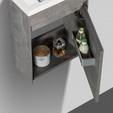 Тумба с раковиной Belbagno Pietra Mini PIETRA MINI-460-1A-SO-SCM-L/R 46 см, серый (Stucco Cemento) Тумба с раковиной Belbagno Pietra Mini PIETRA MINI-460-1A-SO-SCM-L/R 46 см, серый (Stucco Cemento)