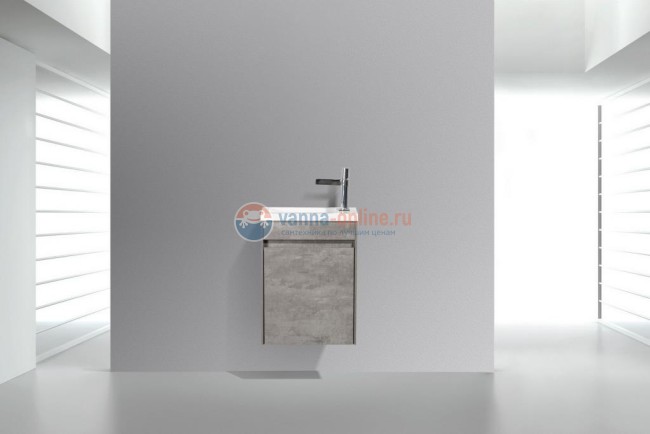 Тумба с раковиной Belbagno Pietra Mini PIETRA MINI-460-1A-SO-SCM-L/R 46 см, серый (Stucco Cemento) Тумба с раковиной Belbagno Pietra Mini PIETRA MINI-460-1A-SO-SCM-L/R 46 см, серый (Stucco Cemento)