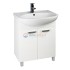 Тумба с раковиной Iddis Harizma HAR60W2i95K 60 см напольная, белая