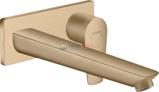 Смеситель Hansgrohe Talis E 71734140 для раковины, бронза матовый