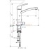 Смеситель Hansgrohe Focus 31803000 220 для кухонной мойки Смеситель Hansgrohe Focus 31803000 220 для кухонной мойки