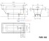 Стальная ванна KALDEWEI Puro 170x75 easy-clean mod. 652 256200013001
