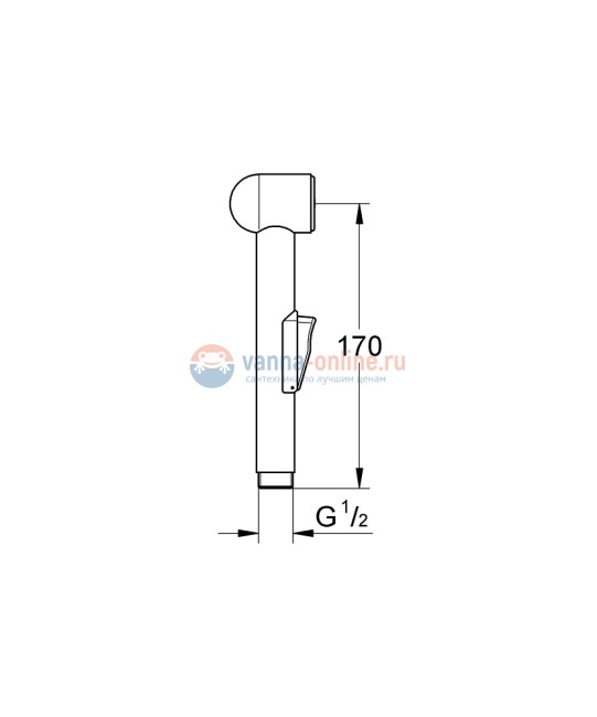 Гигиенический душ Grohe Relexa Plus Trigger 28343 000 Гигиенический душ Grohe Relexa Plus Trigger 28343 000