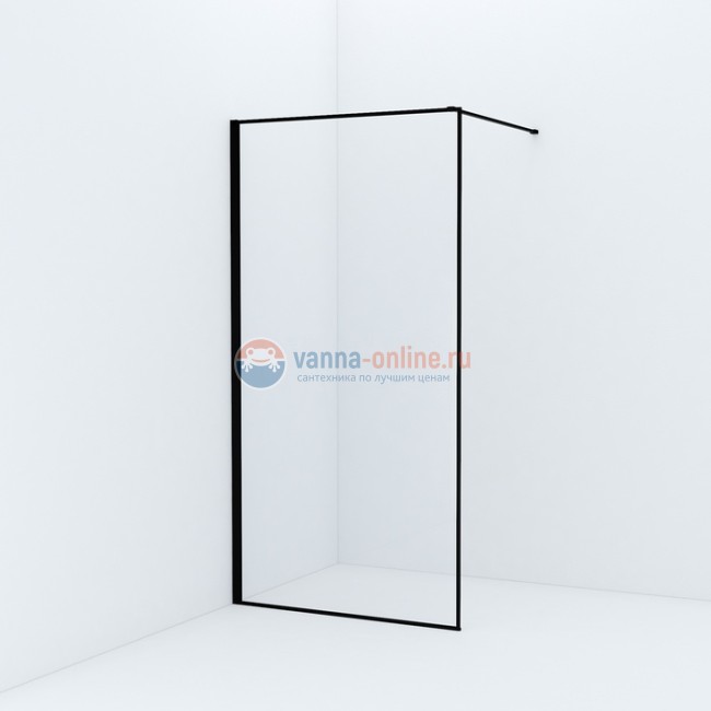 Душевая перегородка Iddis Slide SLI8BS7i23 110 x 195 см Walk In, черный