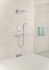 Смеситель Hansgrohe ShowerSelect Highflow термостатический, белый/хром