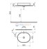 Раковина Vitra Metropole 5942B003-0012 60 см накладная, с переливом Раковина Vitra Metropole 5942B003-0012 60 см накладная, с переливом