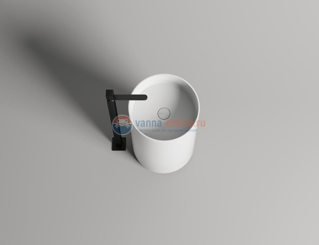 Раковина напольная Salini Armonia 01, 45 x 45 x 85 см, из материала Solix, матовая белая 130111SM Раковина напольная Salini Armonia 01, 45 x 45 x 85 см, из материала Solix, матовая белая 130111SM