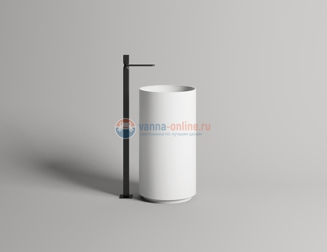 Раковина напольная Salini Armonia 01, 45 x 45 x 85 см, из материала Solix, матовая белая 130111SM Раковина напольная Salini Armonia 01, 45 x 45 x 85 см, из материала Solix, матовая белая 130111SM