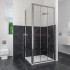 Душевой уголок RGW CL-30, 04093088-11, 80x80x185 см, дверь раздвижная, стекло прозрачное, хром