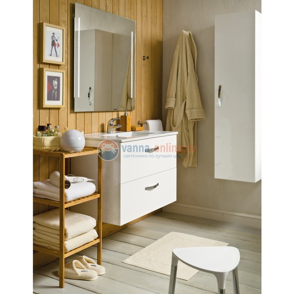 Тумба под раковину Jacob Delafon Ola EB391RU-N14 79,7 х 45 х 56 см, цвет - серый антрацит