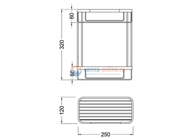 Полка 2-ярусная Timo Nelson 160083/02 antique, бронза Полка 2-ярусная Timo Nelson 160083/02 antique, бронза