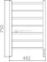 Полотенцесушитель электрический Terminus Виктория П7 450x750 Полотенцесушитель электрический Terminus Виктория П7 450x750