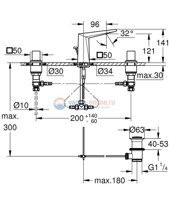Смеситель Grohe Allure Brilliant 20342000 для раковины Смеситель Grohe Allure Brilliant 20342000 для раковины