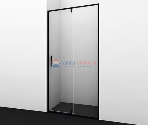 Душевая дверь WasserKRAFT Elbe 74P04, универсальная, 90 х 200 см