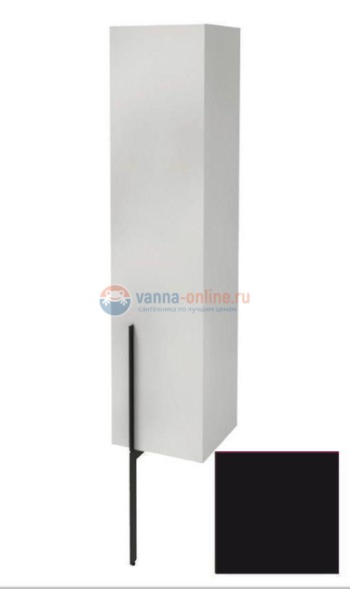 Пенал Jacob Delafon Nouvelle Vague 35 см, EB3047D-S14, цвет черный сатин, правый