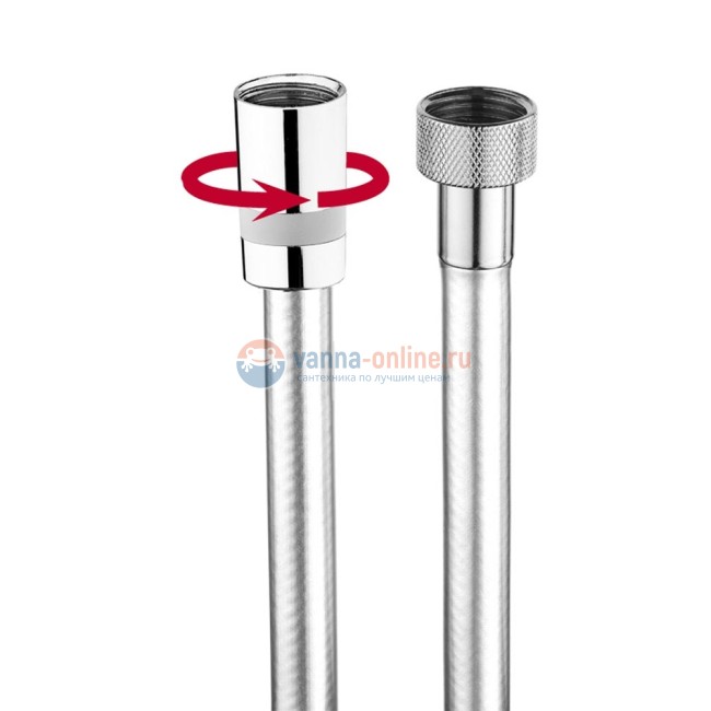 Шланг душевой латунный Bossini Cromolux A00167C.030.1, 150 см