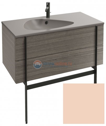 Тумба под раковину Jacob Delafon Nouvelle Vague 100 EB3032-G1A, цвет - телесный глянцевый