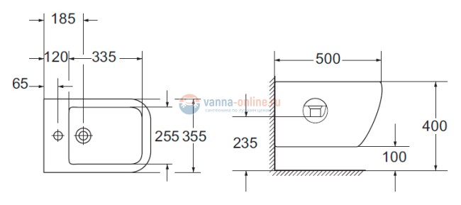 Биде BelBagno Alpina BB10100B напольное Биде BelBagno Alpina BB10100B напольное