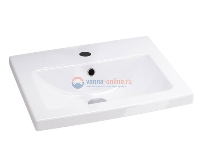 Тумба с раковиной Iddis Mirro MIR50W0i95K 50 см подвесная, белая/дерево Тумба с раковиной Iddis Mirro MIR50W0i95K 50 см подвесная, белая/дерево