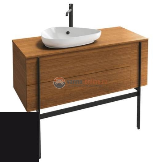 Тумба под раковину Jacob Delafon Nouvelle Vague 120 EB3042-S14, черный сатин