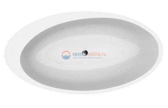 Ванна акриловая Vayer Boomerang 194.100.045.1-4.0.3.0, 194 х 100 см, без панели