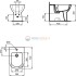 Напольное пристенное биде Ideal Standard TEMPO T510101